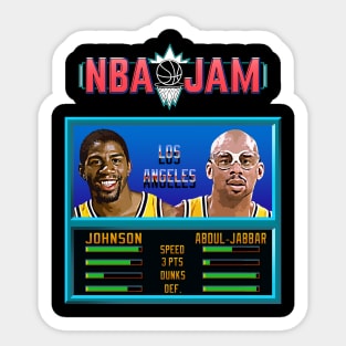 NBA JAM - CLASSIC - THE BEST DUO's EDITION_Magic&Kareem Sticker